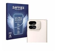 Savvies Protection Film compatible with Google Pixel 9 Pro Fold | (ONLY Camera Lens) 6 Pack Clear Screen Protection Made in Germany Anti-Scratch Transparent Foil