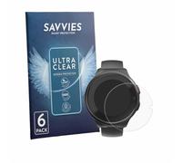 Savvies Protection Film compatible with Hama Kids Smartwatch | 6 Pack Clear Screen Protection Made in Germany Anti-Scratch Transparent Foil