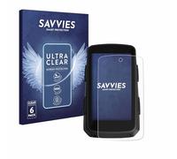 Savvies Protection Film compatible with Hammerhead Karoo 3 | 6 Pack Clear Screen Protection Made in Germany Anti-Scratch Transparent Foil