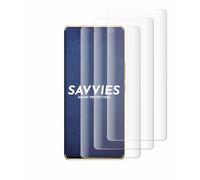 Savvies Protection Film compatible with Infinix Note 40 Pro | 4 Pack Clear Screen Protection Made in Germany 3D Curved Full-Cover Transparent Anti-Fingerprint Case-Friendly