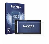 Savvies Protection Film compatible with Kenwood DMX6523DABS | 6 Pack Clear Screen Protection Made in Germany Anti-Scratch Transparent Foil