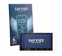 Savvies Protection Film compatible with Kenwood DMX7525DABS | 6 Pack Clear Screen Protection Made in Germany Anti-Scratch Transparent Foil