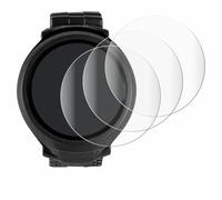 Savvies Protection Film compatible with Mares Puck Lite | 4 Pack Clear Screen Protection Made in Germany 3D Curved Full-Cover Transparent Anti-Fingerprint Case-Friendly