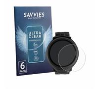 Savvies Protection Film compatible with Mares Puck Lite | 6 Pack Clear Screen Protection Made in Germany Anti-Scratch Transparent Foil