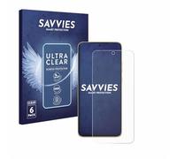Savvies Protection Film compatible with Motorola Edge 50 Neo | 6 Pack Clear Screen Protection Made in Germany Anti-Scratch Transparent Foil