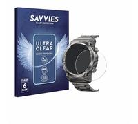 Savvies Protection Film compatible with Naixues 55G 1.46" | 6 Pack Clear Screen Protection Made in Germany Anti-Scratch Transparent Foil