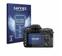 Savvies Protection Film compatible with Nikon D7500 | 6 Pack Clear Screen Protection Made in Germany Anti-Scratch Transparent Foil