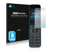 Savvies Protection Film compatible with Nokia 2660 Flip | 6 Pack Clear Screen Protection Made in Germany Anti-Scratch Transparent Foil