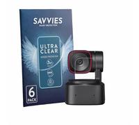 Savvies Protection Film compatible with OBSBOT Tiny 2 Lite | 6 Pack Clear Screen Protection Made in Germany Anti-Scratch Transparent Foil