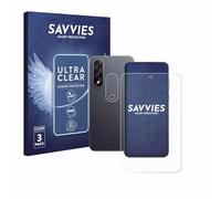 Savvies Protection Film compatible with OnePlus Nord 5 | (Front+Camera) 6 Pack Clear Screen Protection Made in Germany Anti-Scratch Transparent Foil