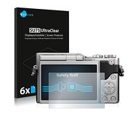Savvies Protection Film compatible with Panasonic Lumix DC-GX800 | 6 Pack Clear Screen Protection Made in Germany Anti-Scratch Transparent Foil