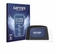 Savvies Protection Film compatible with PowaKaddy C2i | 6 Pack Clear Screen Protection Made in Germany Anti-Scratch Transparent Foil