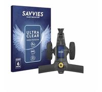 Savvies Protection Film compatible with PowaKaddy CT10 | 6 Pack Clear Screen Protection Made in Germany Anti-Scratch Transparent Foil