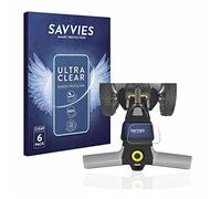 Savvies Protection Film compatible with PowaKaddy CT6 | 6 Pack Clear Screen Protection Made in Germany Anti-Scratch Transparent Foil