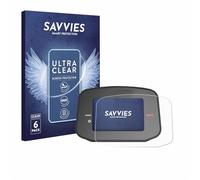 Savvies Protection Film compatible with PowaKaddy CT8 GPS | 6 Pack Clear Screen Protection Made in Germany Anti-Scratch Transparent Foil