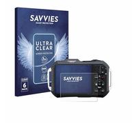 Savvies Protection Film compatible with Ricoh Pentax WG-1000 | 6 Pack Clear Screen Protection Made in Germany Anti-Scratch Transparent Foil