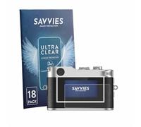 Savvies Protection Film compatible with Rollei Mini Digital Camera | 18 Pack Clear Screen Protection Made in Germany Anti-Scratch Transparent Foil