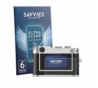 Savvies Protection Film compatible with Rollei Mini Digital Camera | 6 Pack Clear Screen Protection Made in Germany Anti-Scratch Transparent Foil