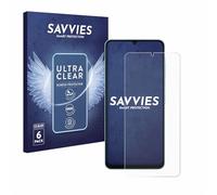 Savvies Protection Film compatible with Samsung Galaxy A06 5G | 6 Pack Clear Screen Protection Made in Germany Anti-Scratch Transparent Foil