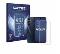 Savvies Protection Film compatible with Samsung Galaxy A16 4G | (Front+Camera) 6 Pack Clear Screen Protection Made in Germany Anti-Scratch Transparent Foil