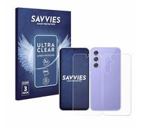 Savvies Protection Film compatible with Samsung Galaxy A54 5G | (Front+Back) 6 Pack Clear Screen Protection Made in Germany Anti-Scratch Transparent Foil