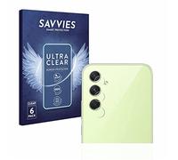 Savvies Protection Film compatible with Samsung Galaxy A54 5G | (ONLY Camera Lens) 6 Pack Clear Screen Protection Made in Germany Anti-Scratch Transparent Foil
