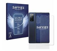 Savvies Protection Film compatible with Samsung Galaxy S20 FE 5G | (Front+Camera) 6 Pack Clear Screen Protection Made in Germany Anti-Scratch Transparent Foil