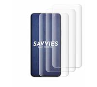 Savvies Protection Film compatible with Samsung Galaxy S22 5G | 4 Pack Clear Screen Protection Made in Germany 3D Curved Full-Cover Transparent Anti-Fingerprint Case-Friendly
