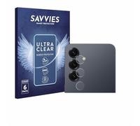 Savvies Protection Film compatible with Samsung Galaxy S25 | (ONLY Camera Lens) 6 Pack Clear Screen Protection Made in Germany Anti-Scratch Transparent Foil