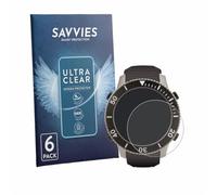 Savvies Protection Film compatible with SCUBAPRO Galileo G3 Ti | 6 Pack Clear Screen Protection Made in Germany Anti-Scratch Transparent Foil
