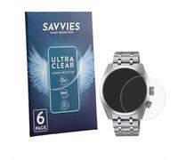 Savvies Protection Film compatible with Seiko Prospex SPB513J1 | 6 Pack Clear Screen Protection Made in Germany Anti-Scratch Transparent Foil