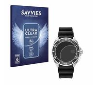 Savvies Protection Film compatible with Seiko Prospex SRPE37 | 6 Pack Clear Screen Protection Made in Germany Anti-Scratch Transparent Foil