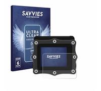 Savvies Protection Film compatible with Shearwater Perdix 2 | 6 Pack Clear Screen Protection Made in Germany Anti-Scratch Transparent Foil