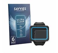 Savvies Protection Film compatible with Shearwater PEREGRINE dive computer | 6 Pack Clear Screen Protection Made in Germany Anti-Scratch Transparent Foil