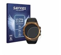 Savvies Protection Film compatible with Shearwater Teric dive computer | 6 Pack Clear Screen Protection Made in Germany Anti-Scratch Transparent Foil