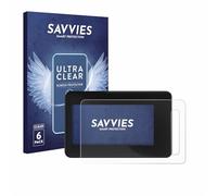 Savvies Protection Film compatible with Shimano Steps SC-EN600 | 6 Pack Clear Screen Protection Made in Germany Anti-Scratch Transparent Foil