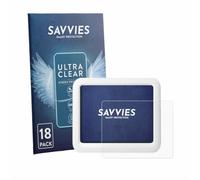 Savvies Protection Film compatible with SwitchBot Meter Pro | 18 Pack Clear Screen Protection Made in Germany Anti-Scratch Transparent Foil