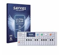 Savvies Protection Film compatible with Teenage Engineering OP-1 | Sampler & Controller 6 Pack Clear Screen Protection Made in Germany Anti-Scratch Transparent Foil