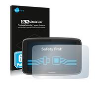 Savvies Protection Film compatible with TomTom Go 6200 | 6 Pack Clear Screen Protection Made in Germany Anti-Scratch Transparent Foil