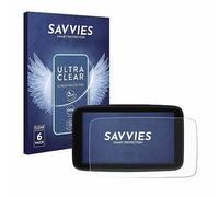 Savvies Protection Film compatible with TomTom GO Discover 7" | 6 Pack Clear Screen Protection Made in Germany Anti-Scratch Transparent Foil