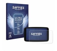 Savvies Protection Film compatible with TomTom Go Navigator 6" | (2nd generation) 6 Pack Clear Screen Protection Made in Germany Anti-Scratch Transparent Foil