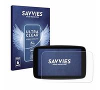 Savvies Protection Film compatible with TomTom GO Superior 7" | 6 Pack Clear Screen Protection Made in Germany Anti-Scratch Transparent Foil