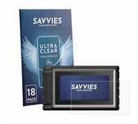 Savvies Protection Film compatible with Topdon ArtiDiag 800 BT 2 | 18 Pack Clear Screen Protection Made in Germany Anti-Scratch Transparent Foil