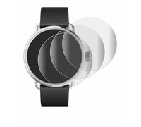 Savvies Protection Film compatible with Withings ScanWatch 2 | (38 mm) 4 Pack Clear Screen Protection Made in Germany 3D Curved Full-Cover Transparent Anti-Fingerprint Case-Friendly