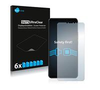 Savvies Protection Film compatible with Xiaomi Mi Max 3 | 6 Pack Clear Screen Protection Made in Germany Anti-Scratch Transparent Foil