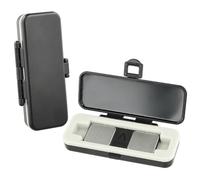 SavvyBloom Kardia Mobile Case Only for KardiaMobile 1L EKG Heart Monitor, KardiaMobile 1L Case with Silicone Pad for Travel and Portable, Protect Kardia (CASE ONLY) Black