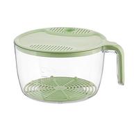 Savvystor Abtropfgestell Geschirr - Küchen Abtropfgestell Mit Abtropffläche | Multifunctional Kitchen Vegetable with Drain Divider - Rice Washing Basket Sink