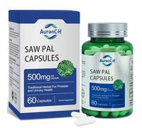 Saw+ | 500mg Maximum Strength Serving | Fast Absorption 60 Capsules | One Ingredient | for Male Health, Strength, Performace, Natural, Prostate Health Support Supplement
