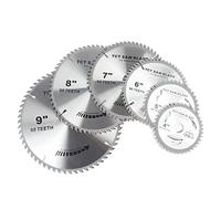 Saw Blades,1pc 110/125/150/180/200mm Tungsten Carbide Tip 30/40/60T Circular Saw Blade Disc Woodworking Cutting For Wood Plastic,200x2.0x25.4x60T(110x1.6x20x40T)