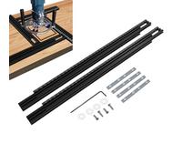 Saw Cutting Guide-Carpentry Auxiliary Rail Bracket, Precision Woodworking Track, Parallel Edge Fence, Heavy Duty Aluminium, Zero Play Adjustment, High Accuracy Joinery | for Workshops